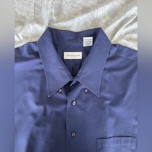 Van Heusen Men's Navy Shirt - Size 2XL - Great Condition